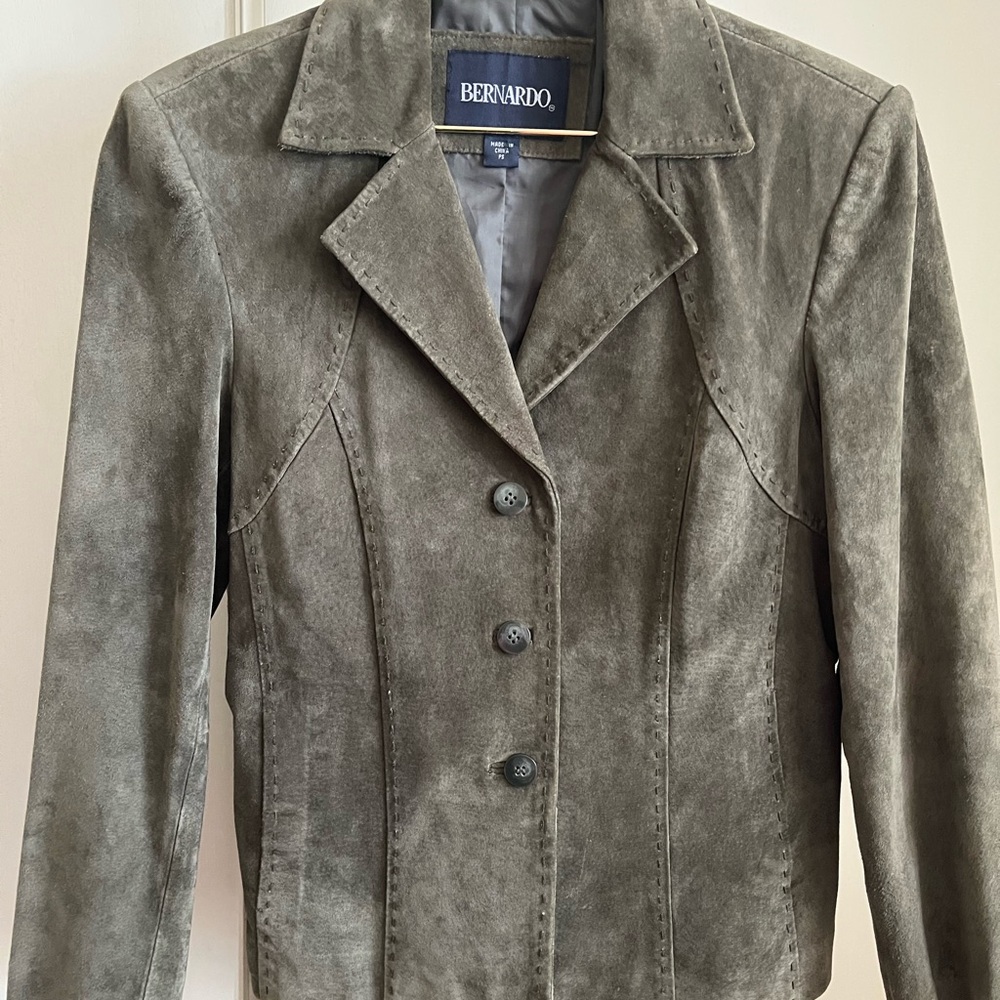 Bernardo  Suede Leather Jacket
